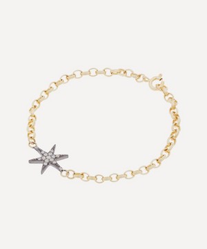 Kirstie Le Marque - Gold-Plated Diamond Cosmic Star Bracelet image number 2