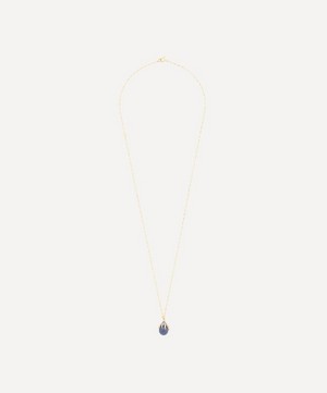 Kirstie Le Marque - Gold-Plated Diamond Claw and Lapis Lazuli Pendant Necklace image number 2