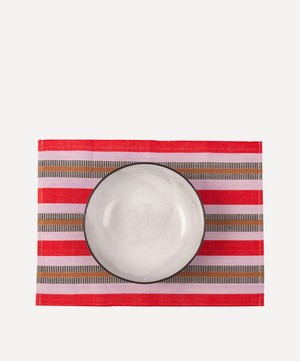 Siafu Home - Upendo Red Placemats Set of Six image number 1
