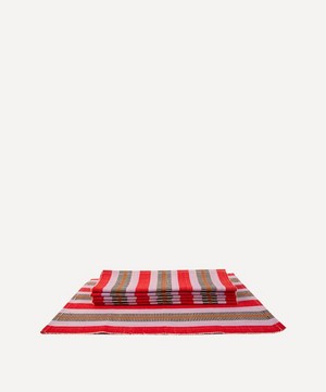 Siafu Home - Upendo Red Placemats Set of Six image number 2