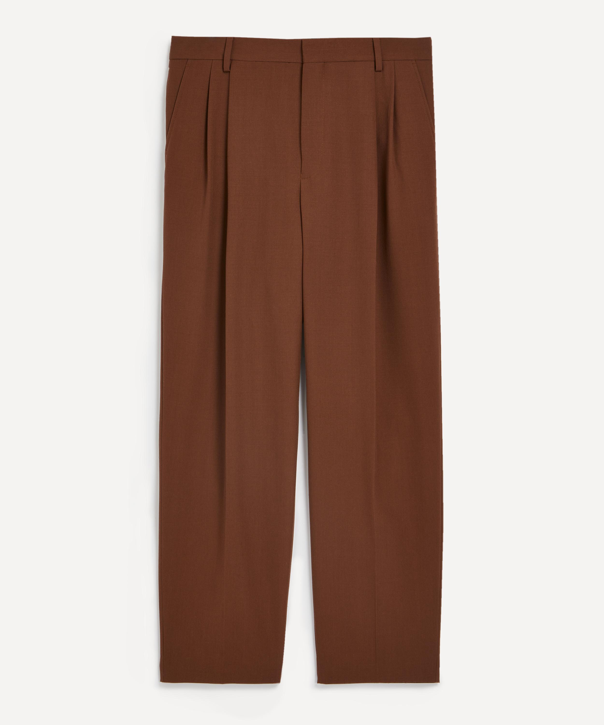 Dries Van Noten - Pleated Straight Leg Trousers image number 0