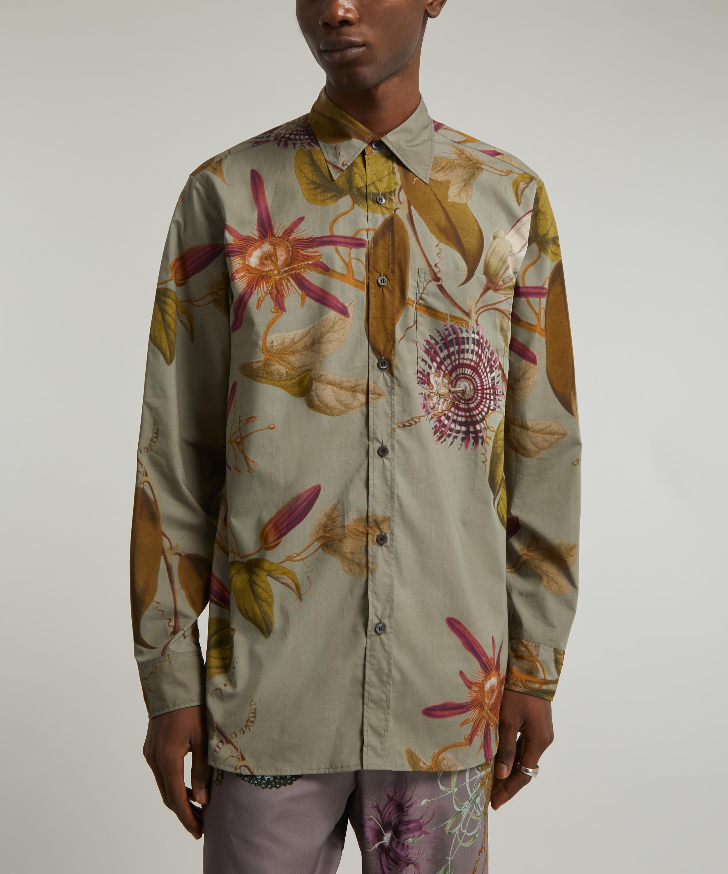 Dries Van Noten Cotton Floral Print Shirt | Liberty