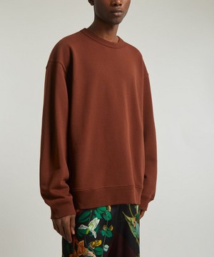 Dries Van Noten - Oversized Cotton Sweatshirt image number 2
