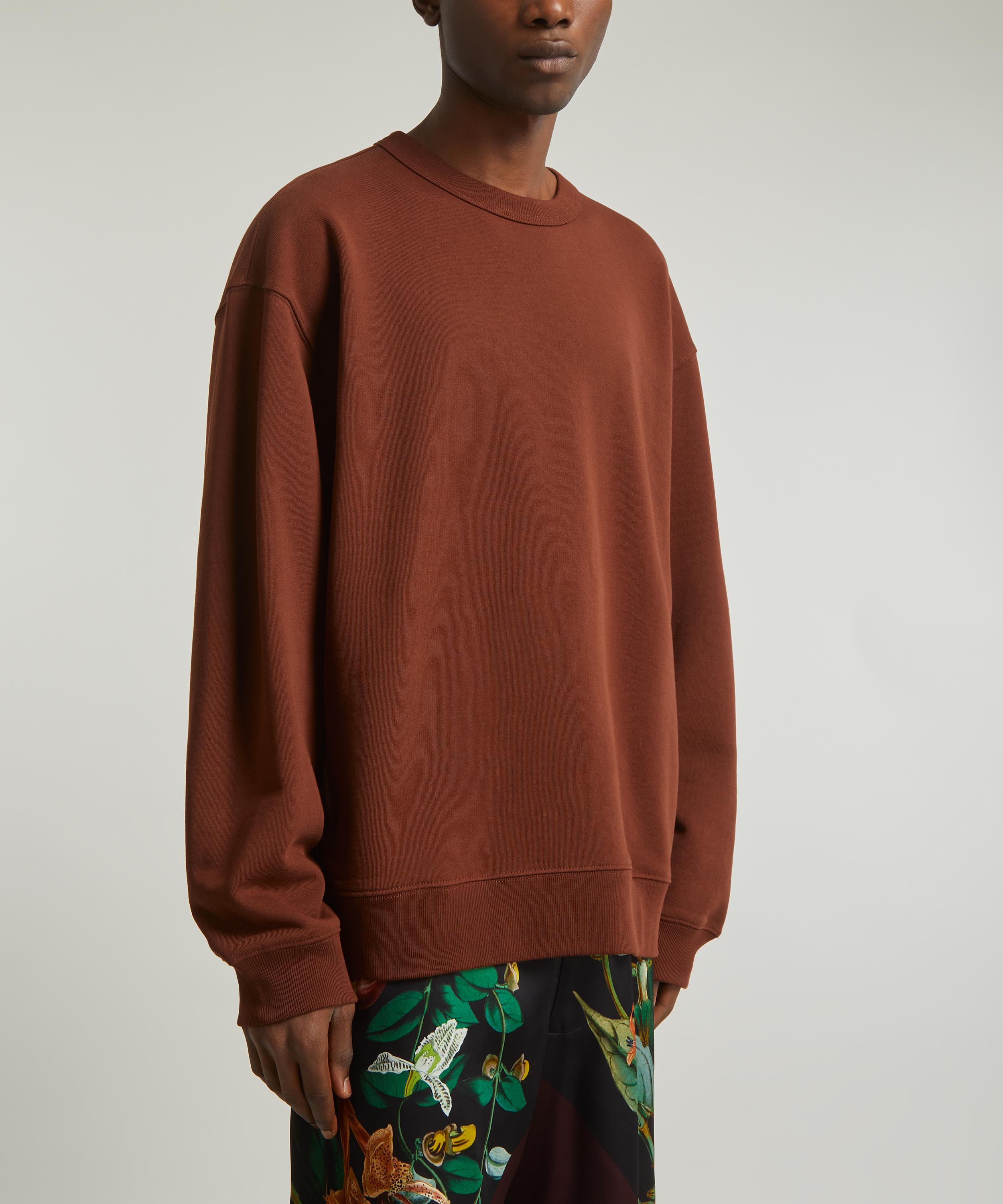 Oversized brown outlet sweatshirt