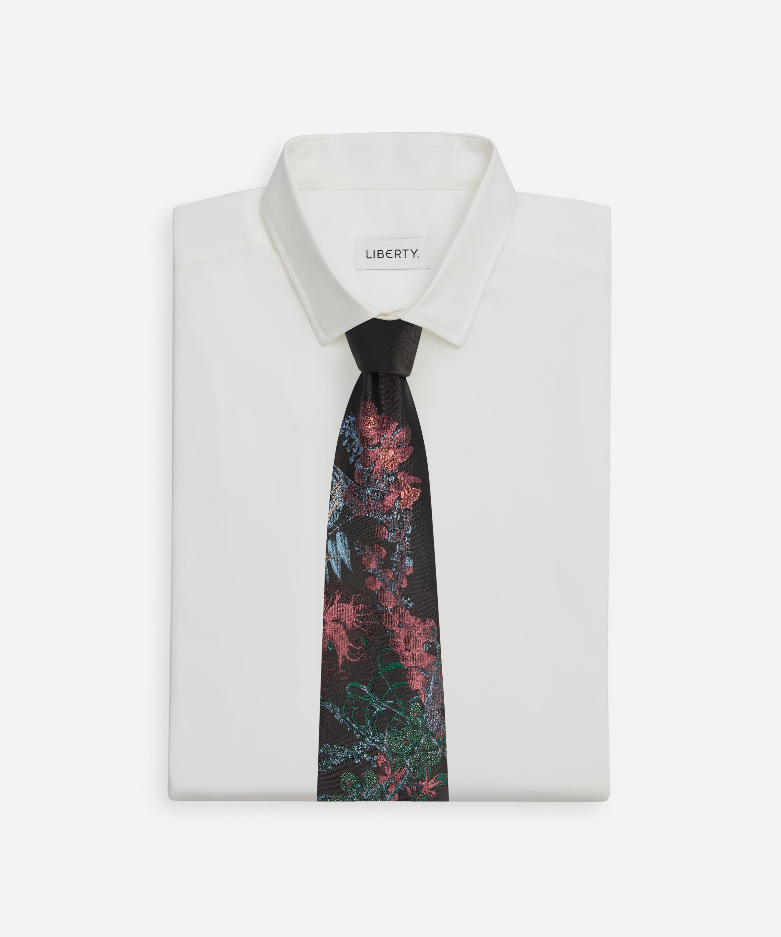 Dries Van Noten - Print Silk Tie image number 1