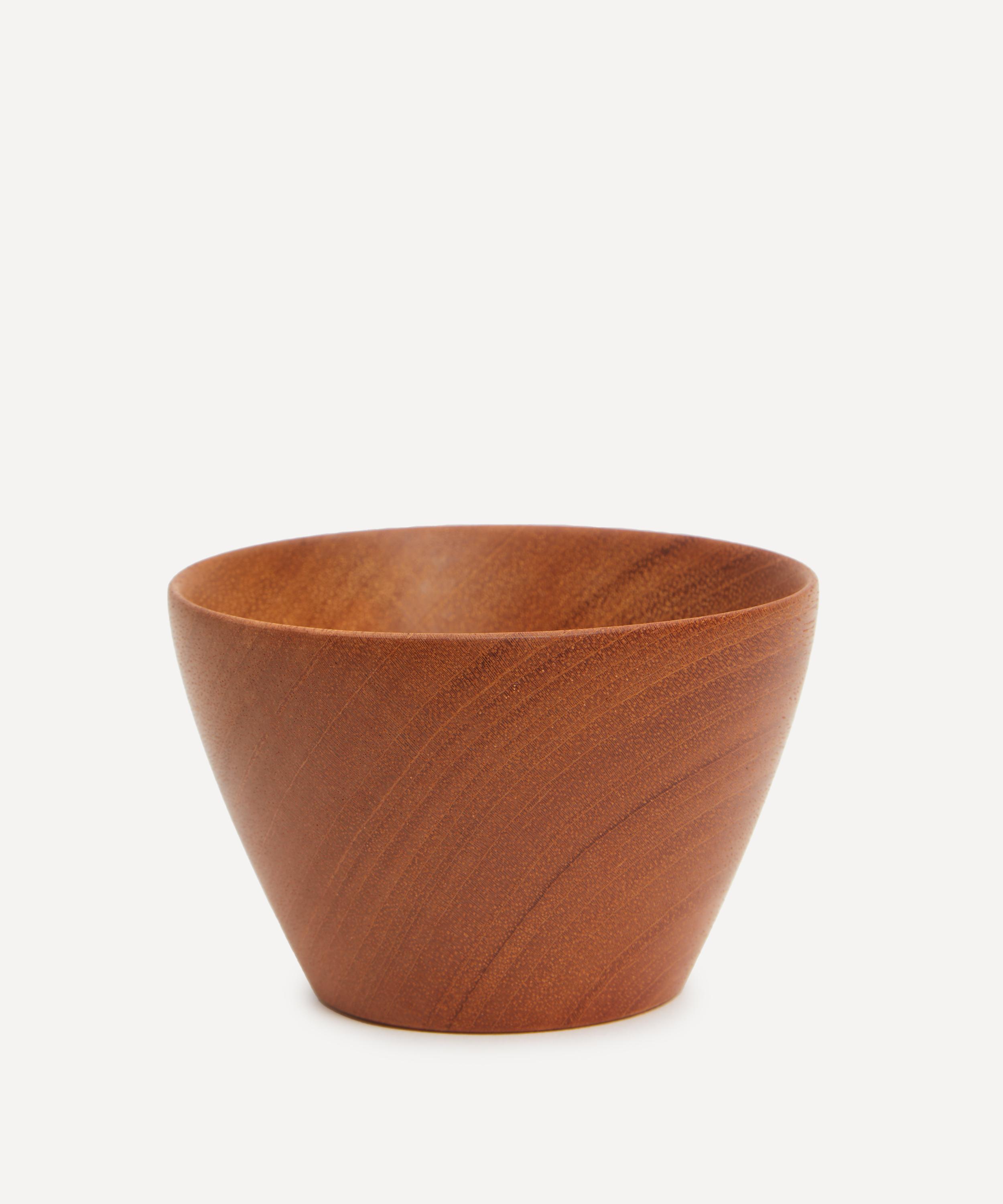 Itza Wood - Taper Mini Bowl Candle Holder image number 0