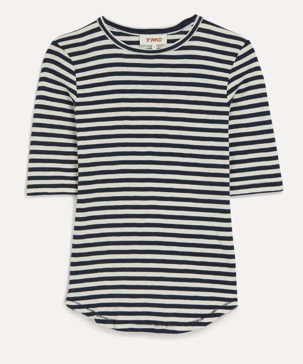 YMC - Charlotte Short-Sleeved Striped Top image number null