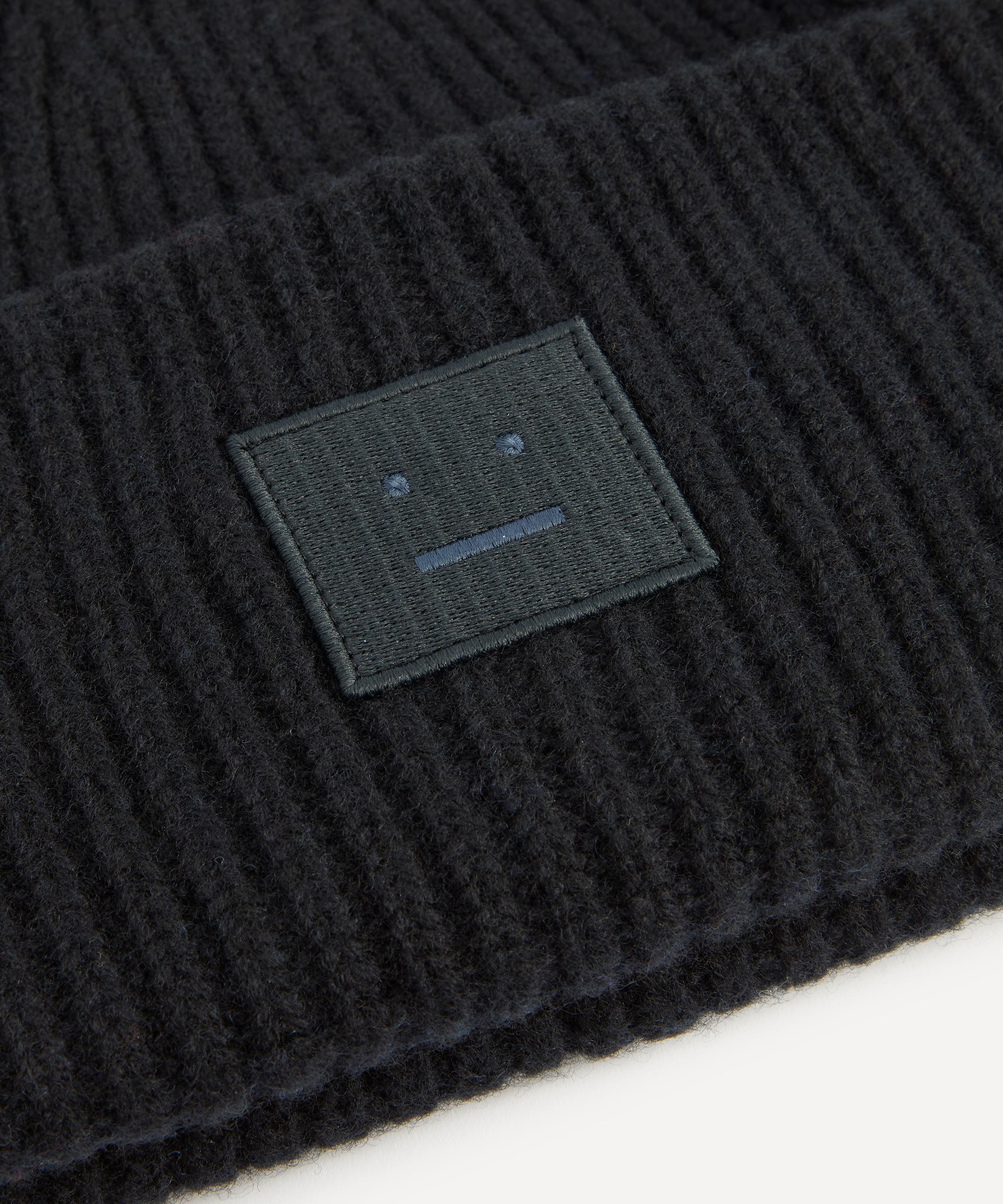 Acne Studios - Face Logo Beanie Hat image number 2