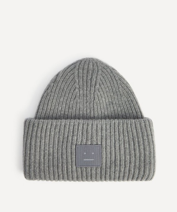 Acne Studios - Face Logo Beanie Hat image number null