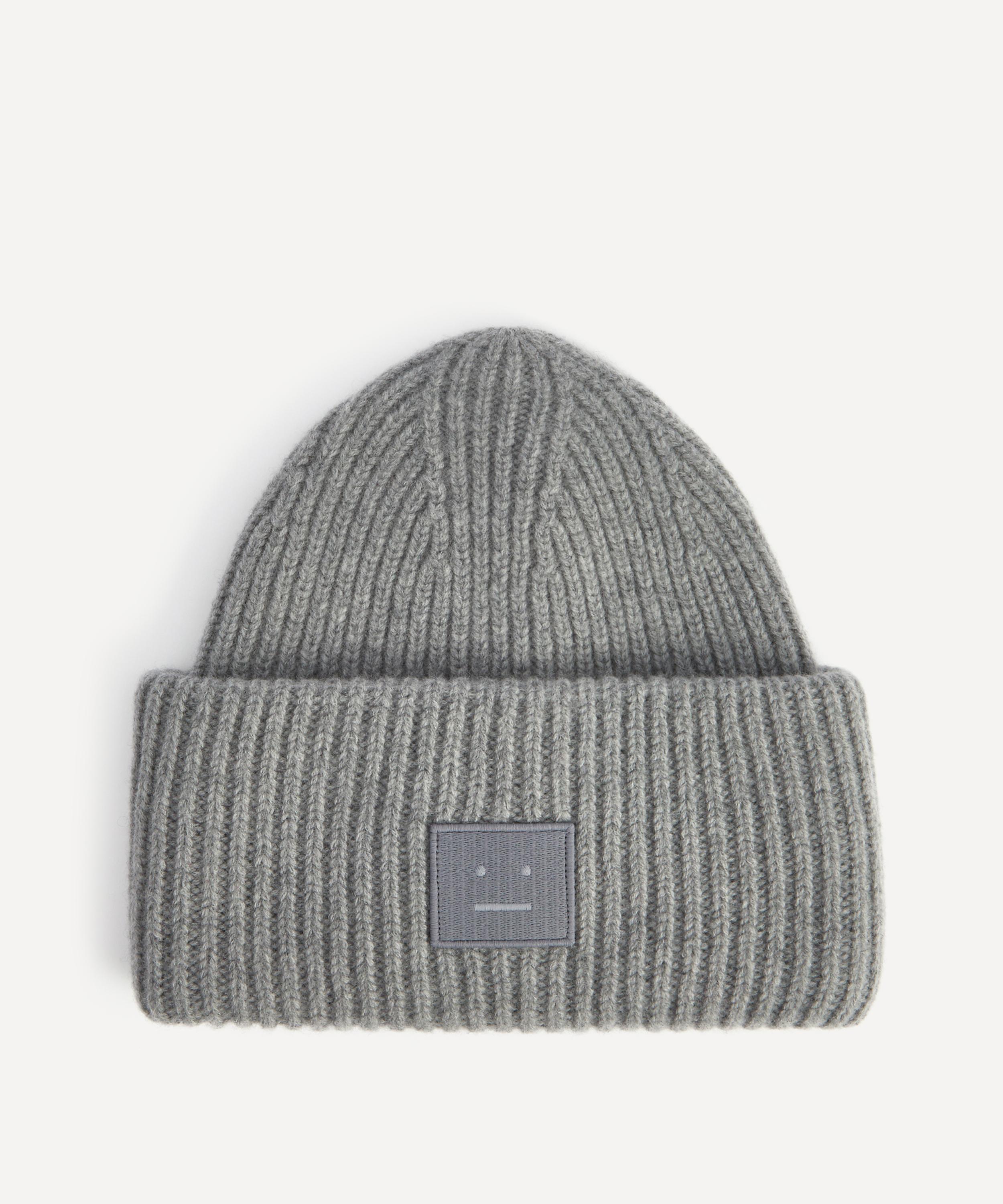 Acne Studios - Face Logo Beanie Hat image number 0