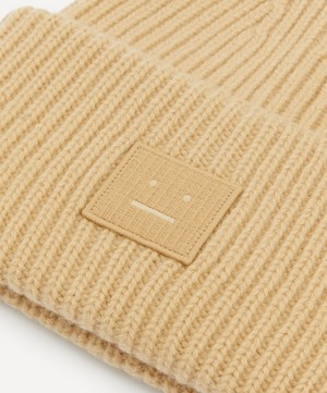 Acne Studios - Face Logo Beanie Hat image number 1