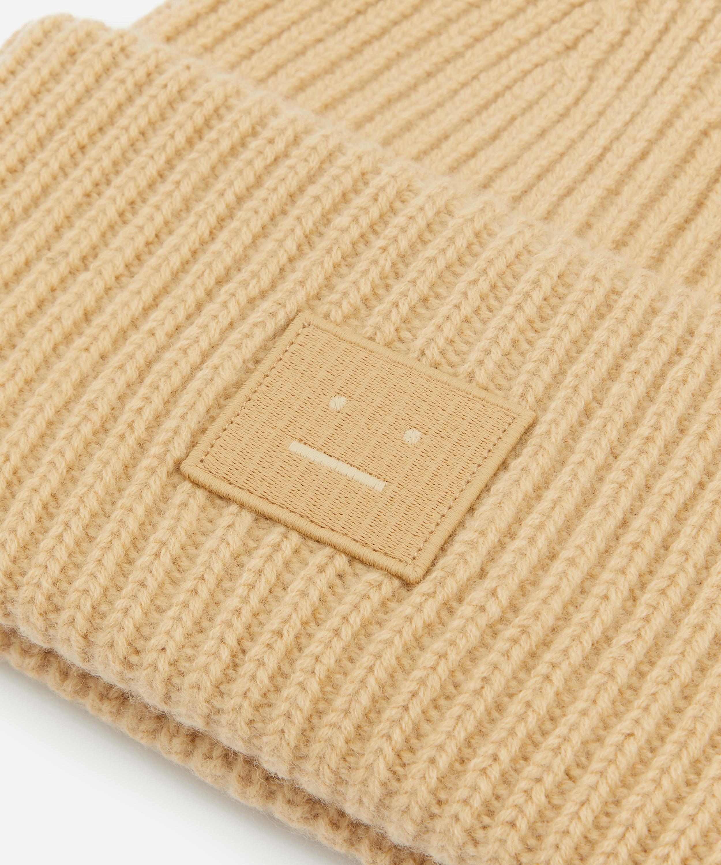 Acne Studios - Face Logo Beanie Hat image number 1