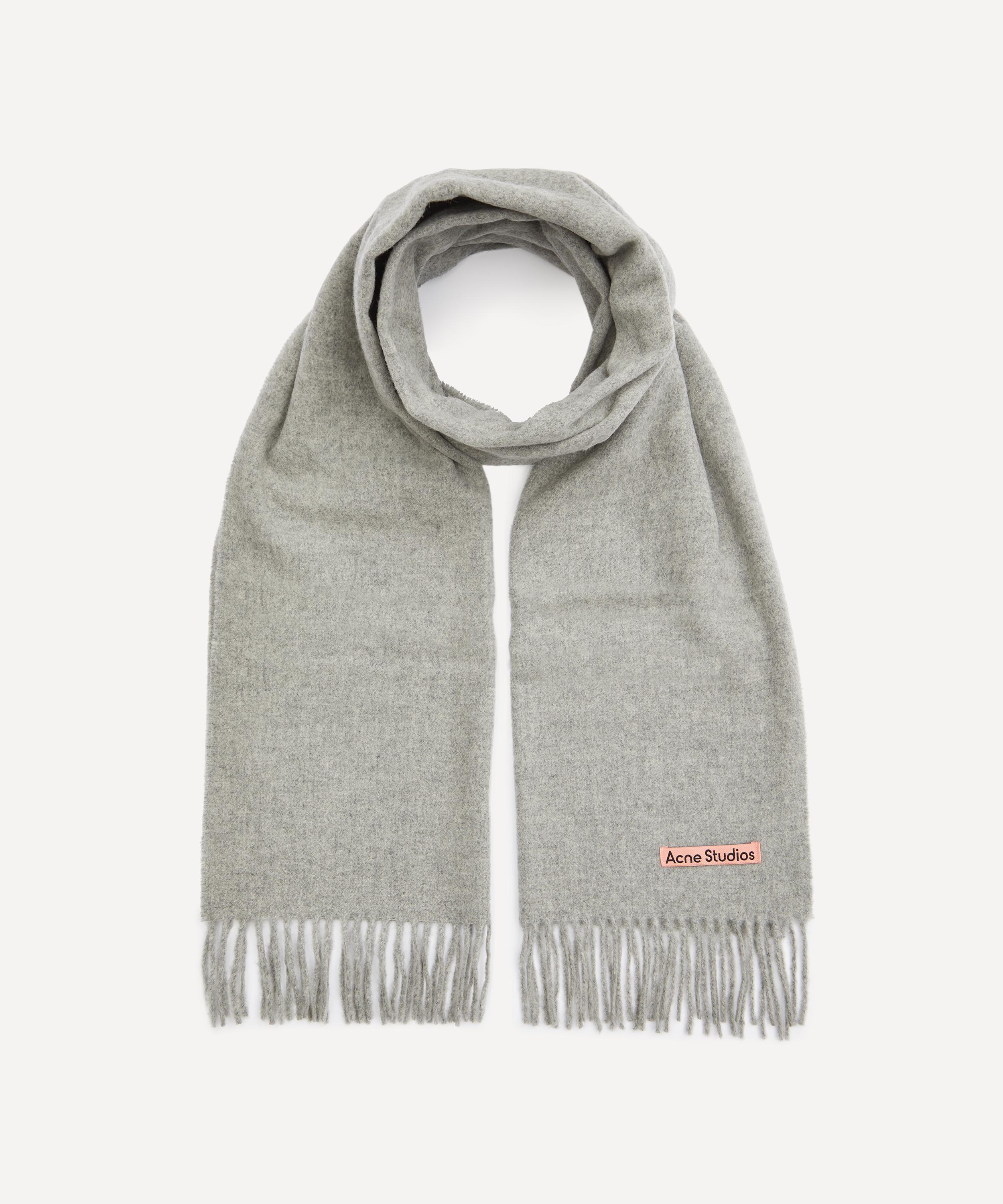 Acne Studios - Narrow Fringe Wool Scarf image number 0