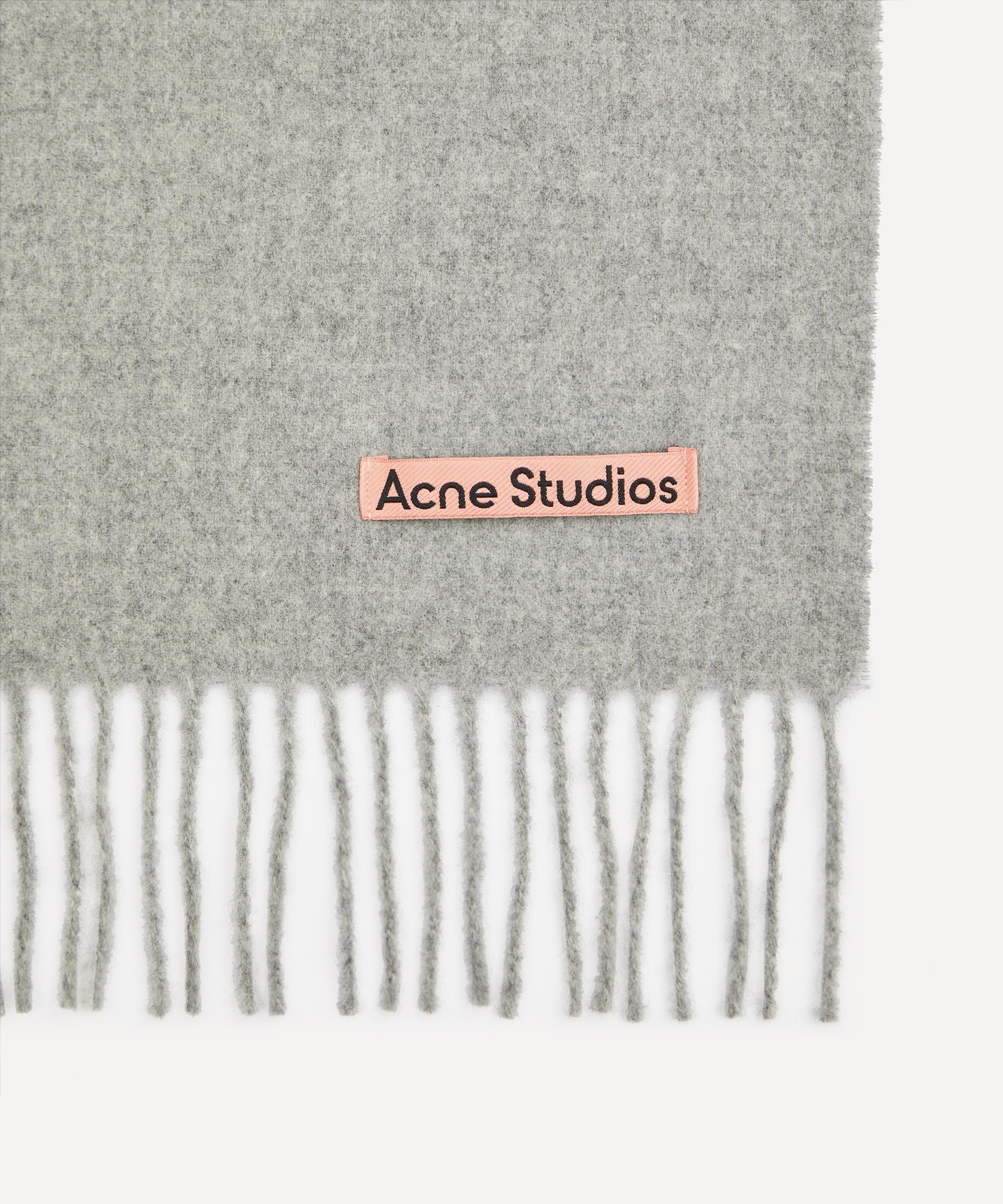 Acne Studios - Narrow Fringe Wool Scarf image number 2