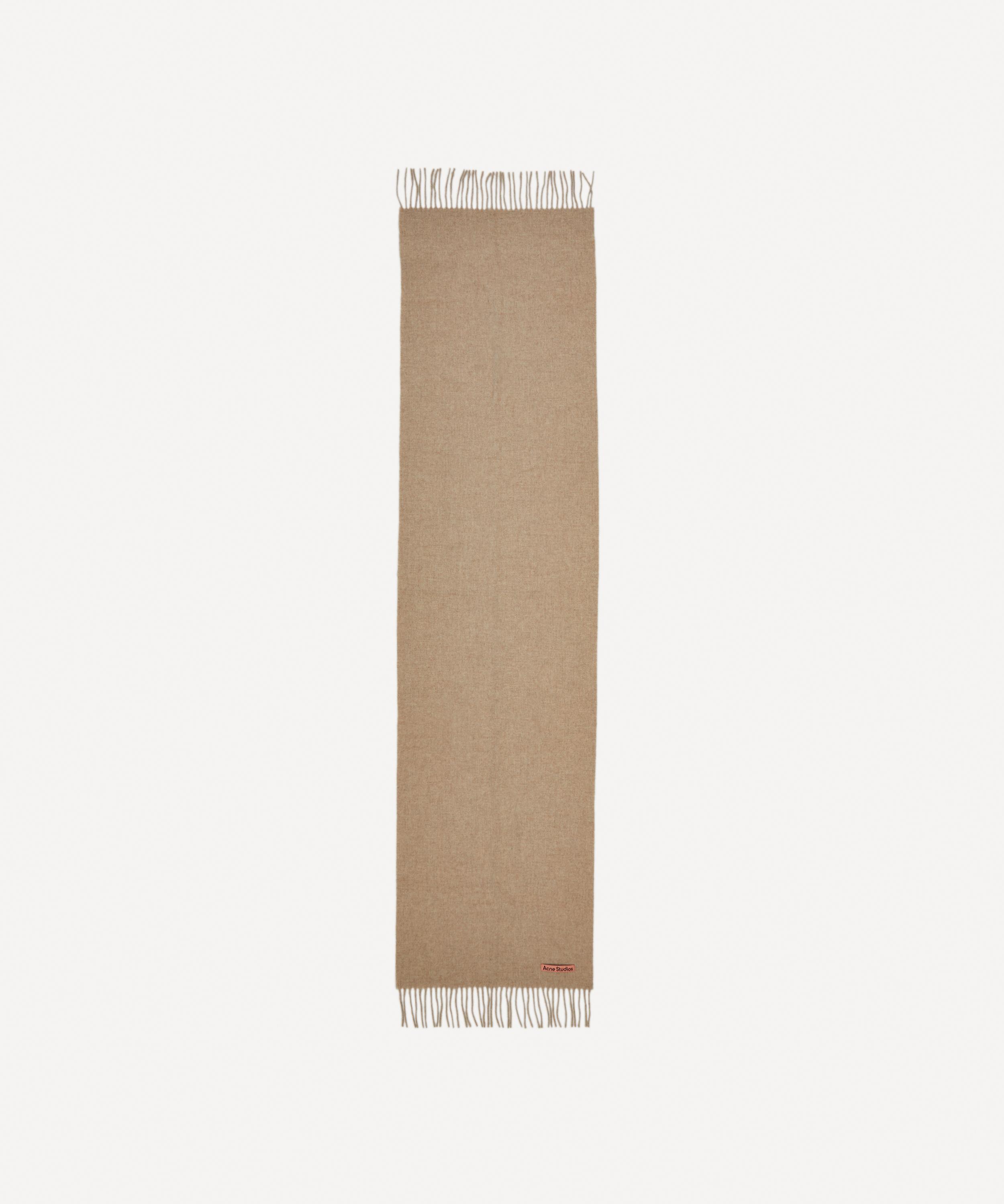 Acne Studios - Narrow Fringe Wool Scarf image number 1