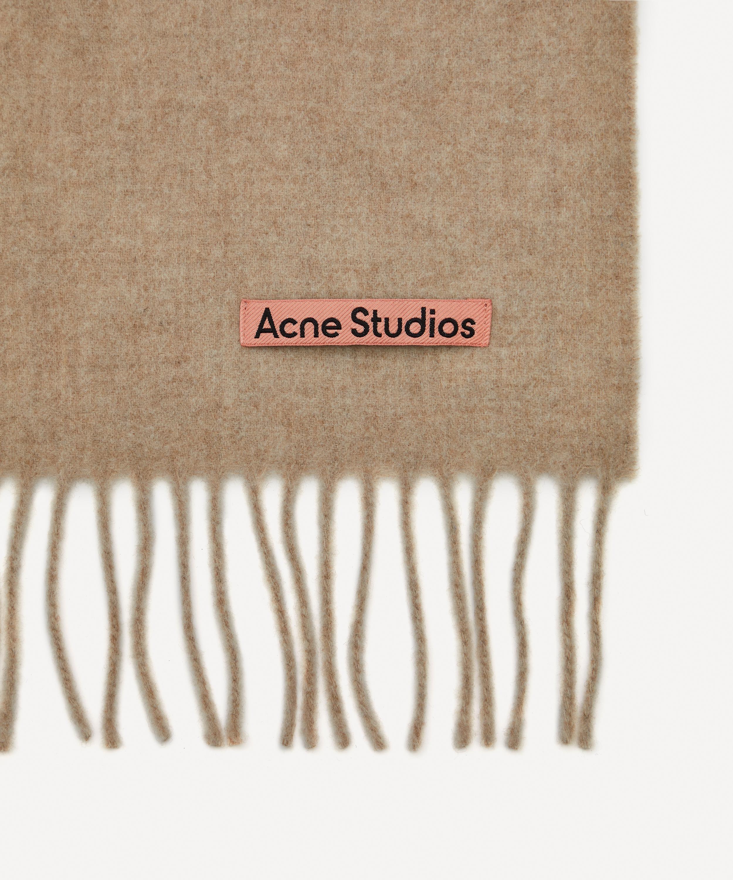 Acne Studios - Narrow Fringe Wool Scarf image number 2