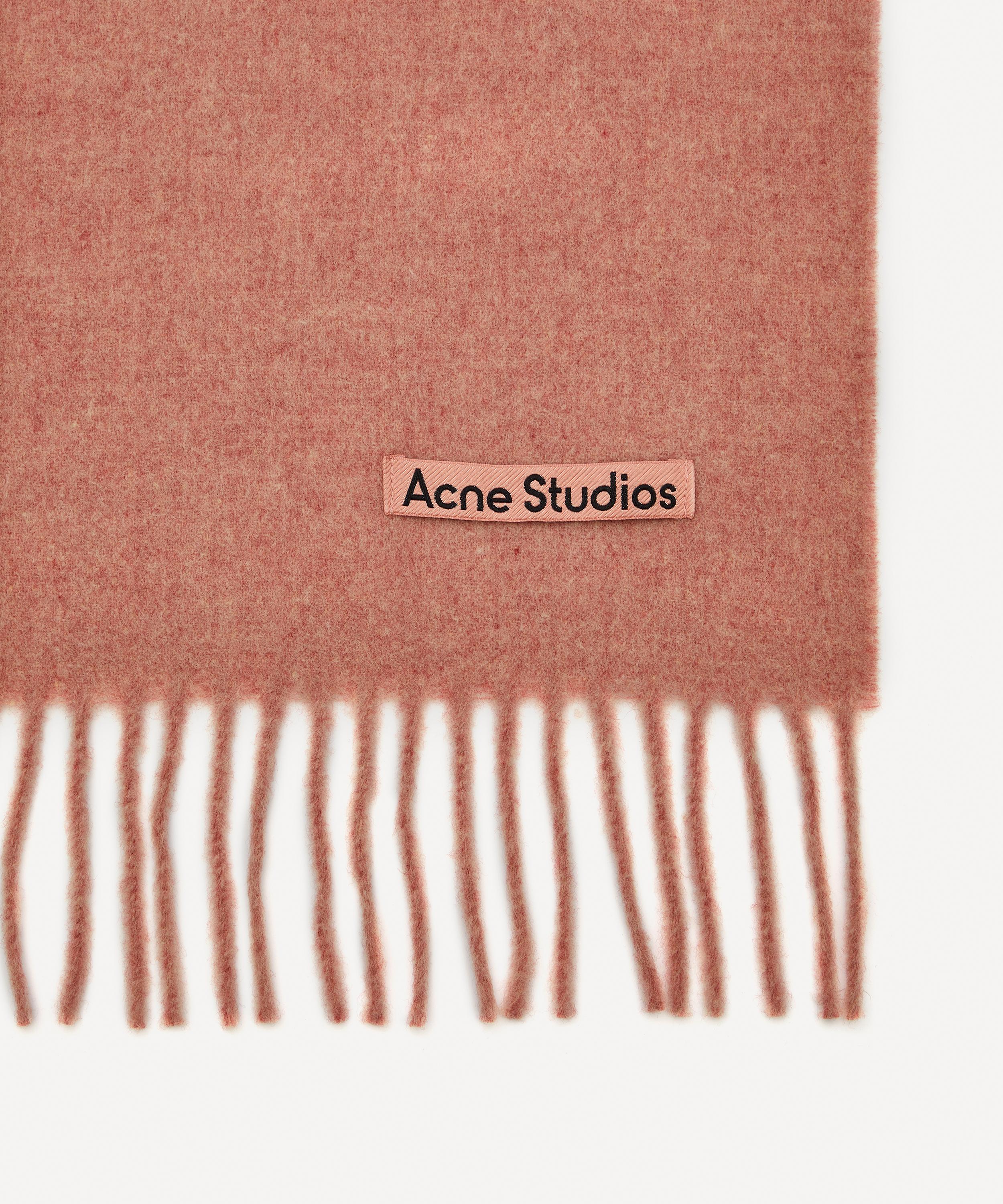 Acne Studios - Narrow Fringe Wool Scarf image number 2