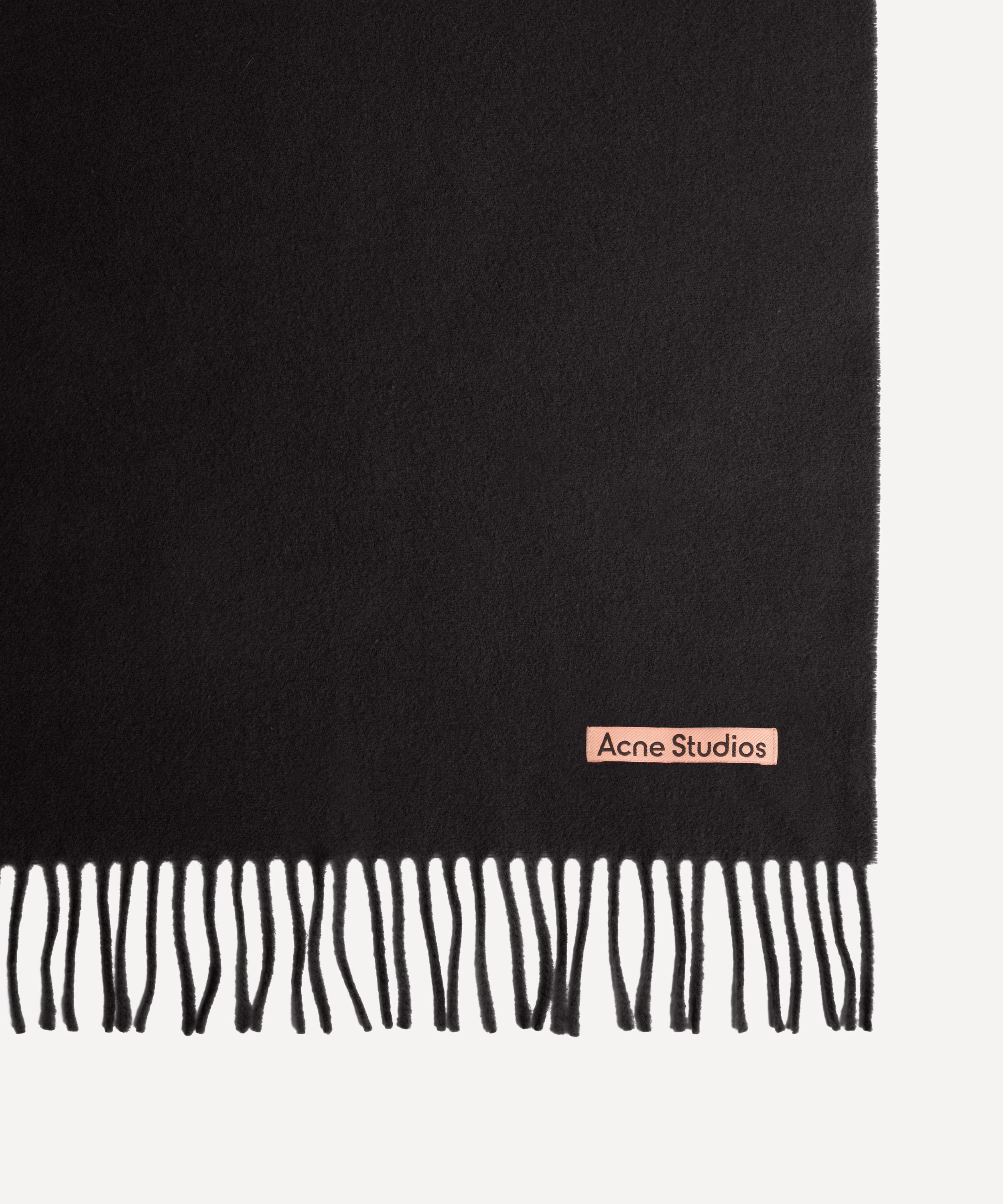Acne Studios - Narrow Fringe Wool Scarf image number 2