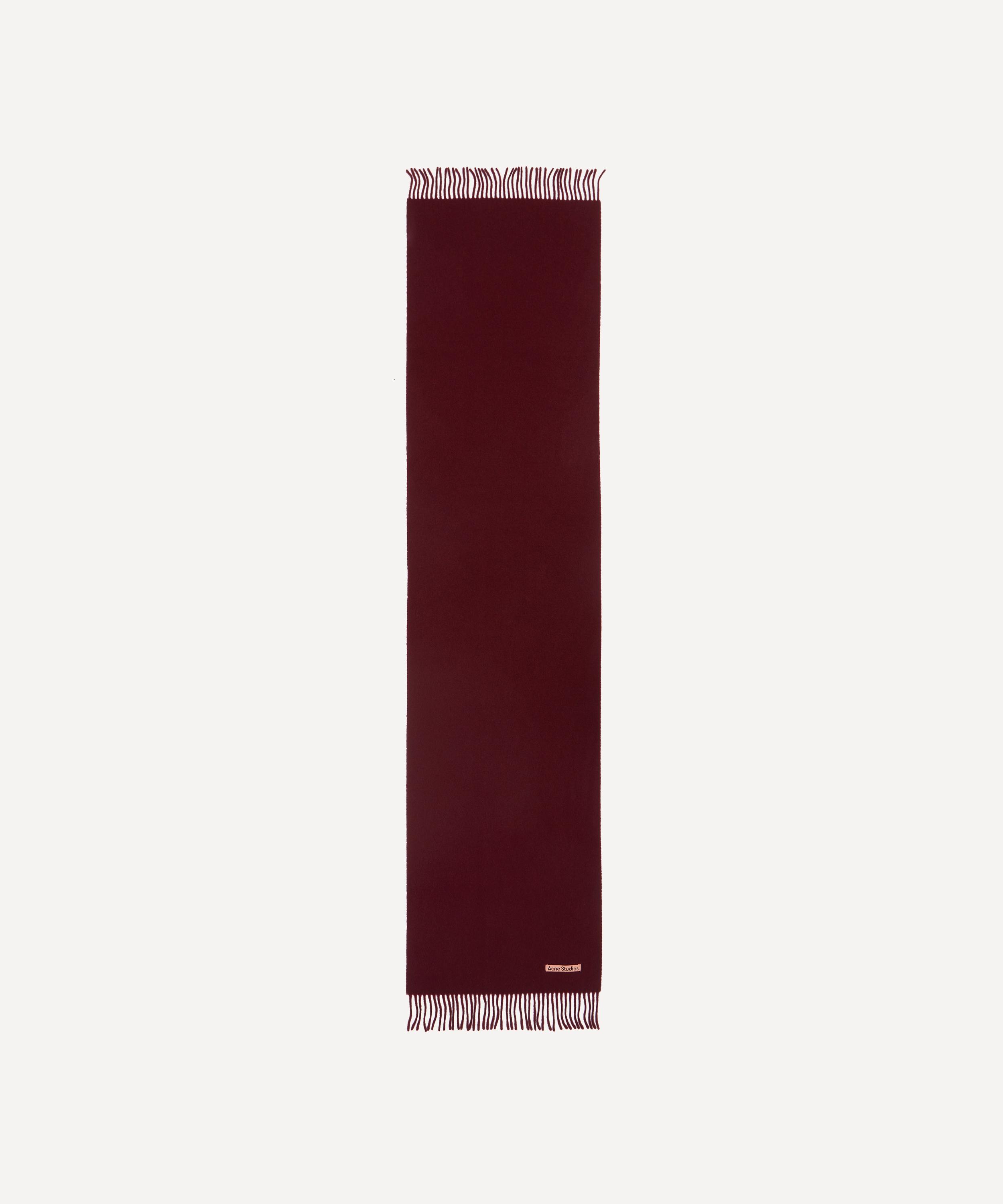 Acne Studios - Narrow Fringe Wool Scarf image number 1