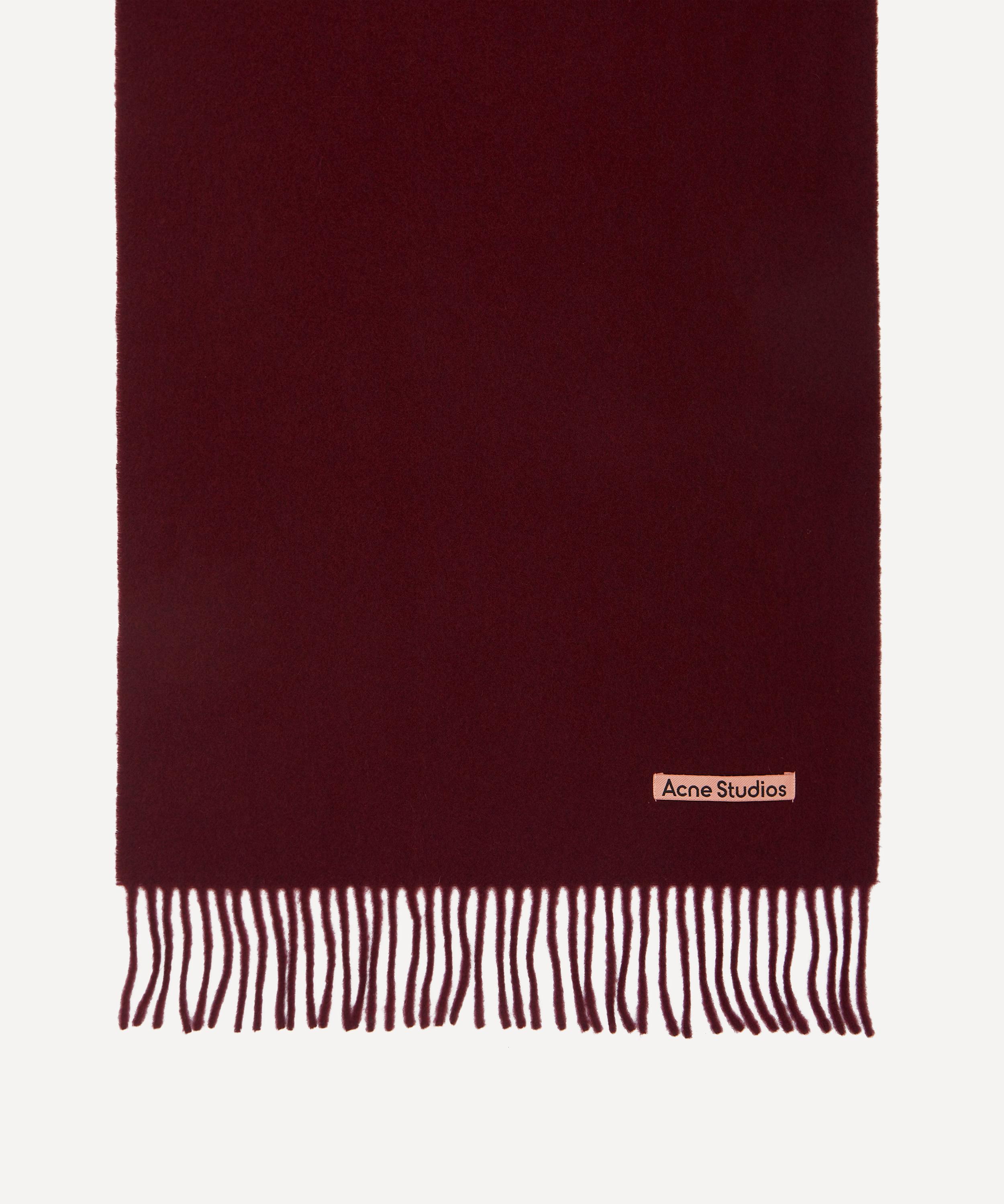 Acne Studios - Narrow Fringe Wool Scarf image number 2