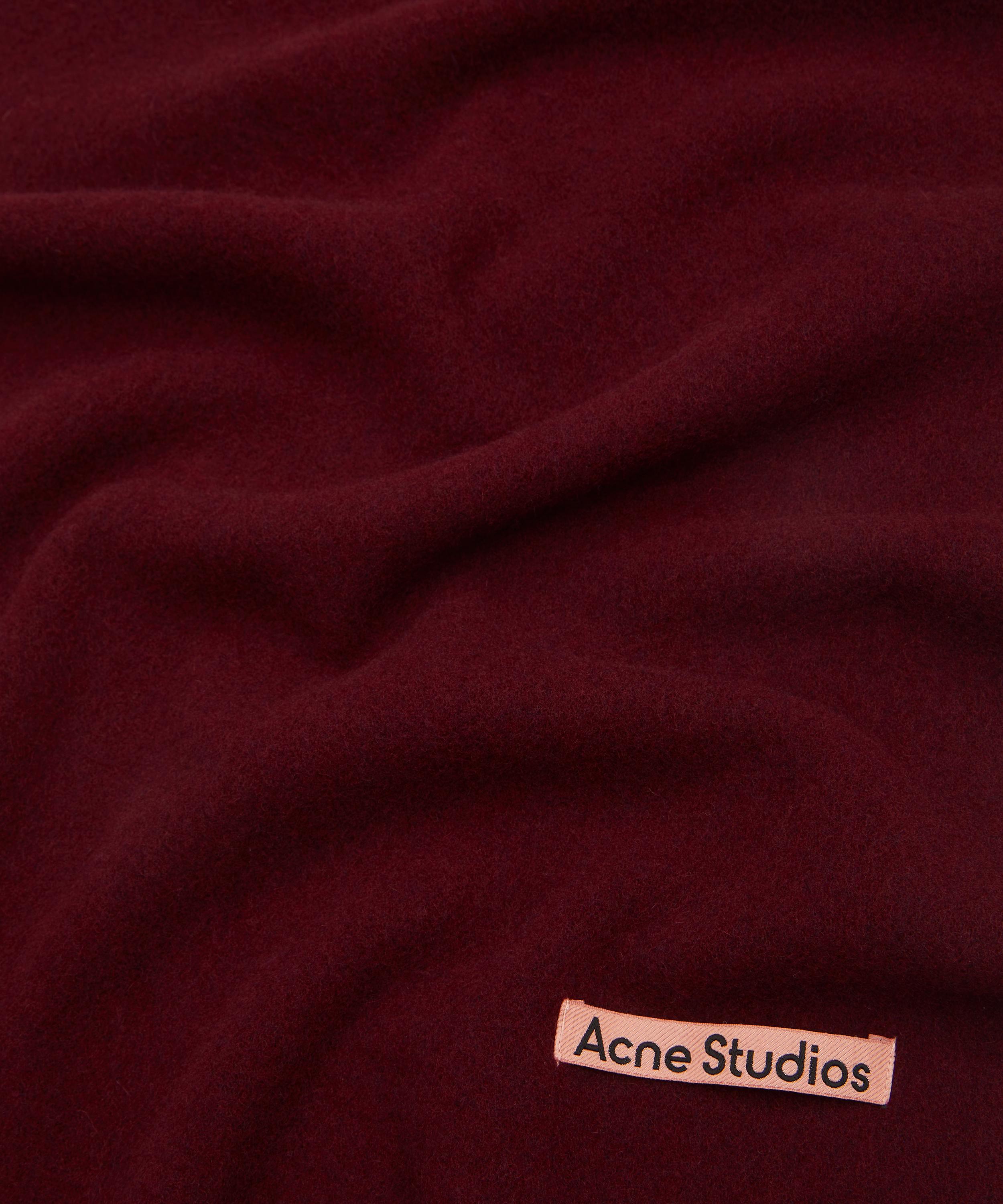 Acne Studios - Narrow Fringe Wool Scarf image number 3