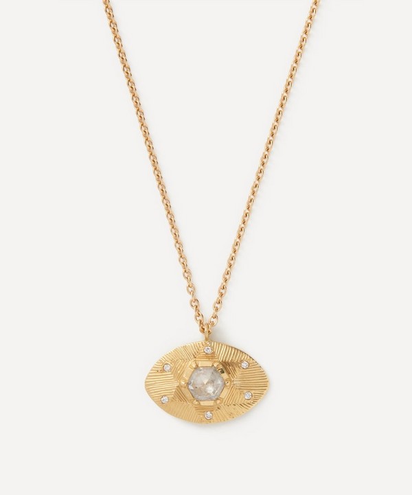 Brooke Gregson - 18ct Gold Talisman Diamond Starlight Pendant Necklace image number null