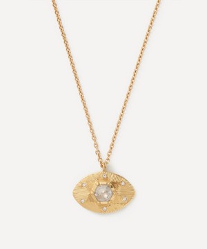 Brooke Gregson - 18ct Gold Talisman Diamond Starlight Pendant Necklace image number 0