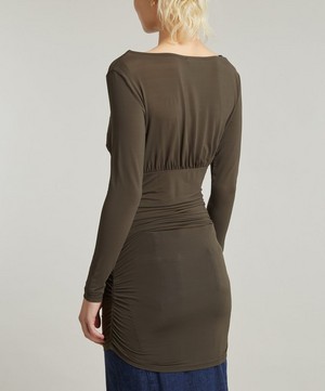 Paloma Wool - Lil Sheer Long Sleeve Gathered Top image number 3