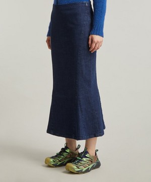 Paloma Wool - Emmanuel Flared Denim Maxi-Skirt image number 2