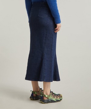 Paloma Wool - Emmanuel Flared Denim Maxi-Skirt image number 3