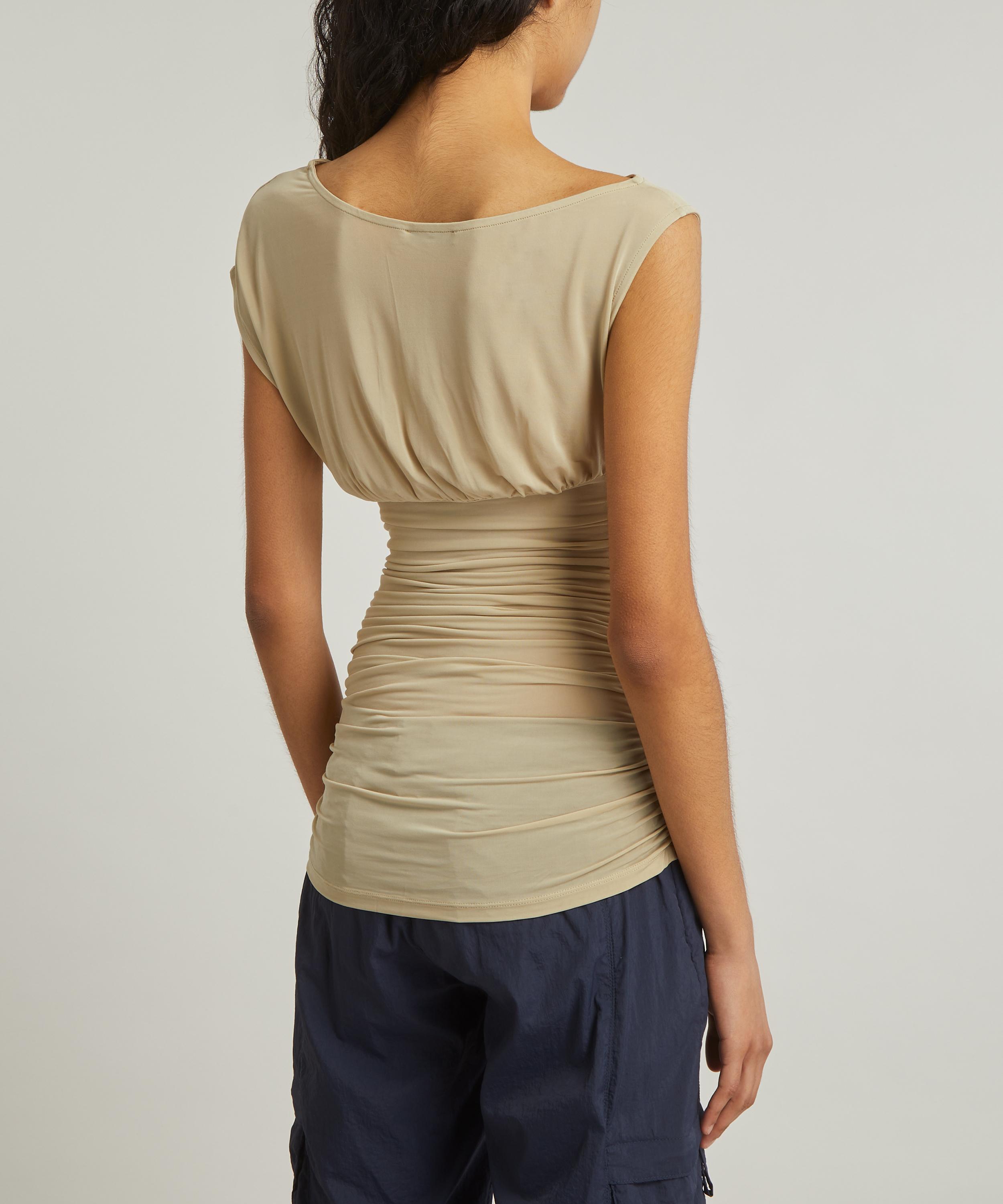 Paloma Wool - Eugenia Short-Sleeve Gathered Top image number 3