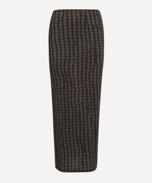 Paloma Wool - Raff Chequered Tube Skirt  image number null