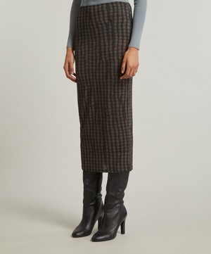 Paloma Wool - Raff Chequered Tube Skirt  image number 2