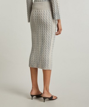 Paloma Wool - Droppo Braided Knit Tube Skirt image number 3