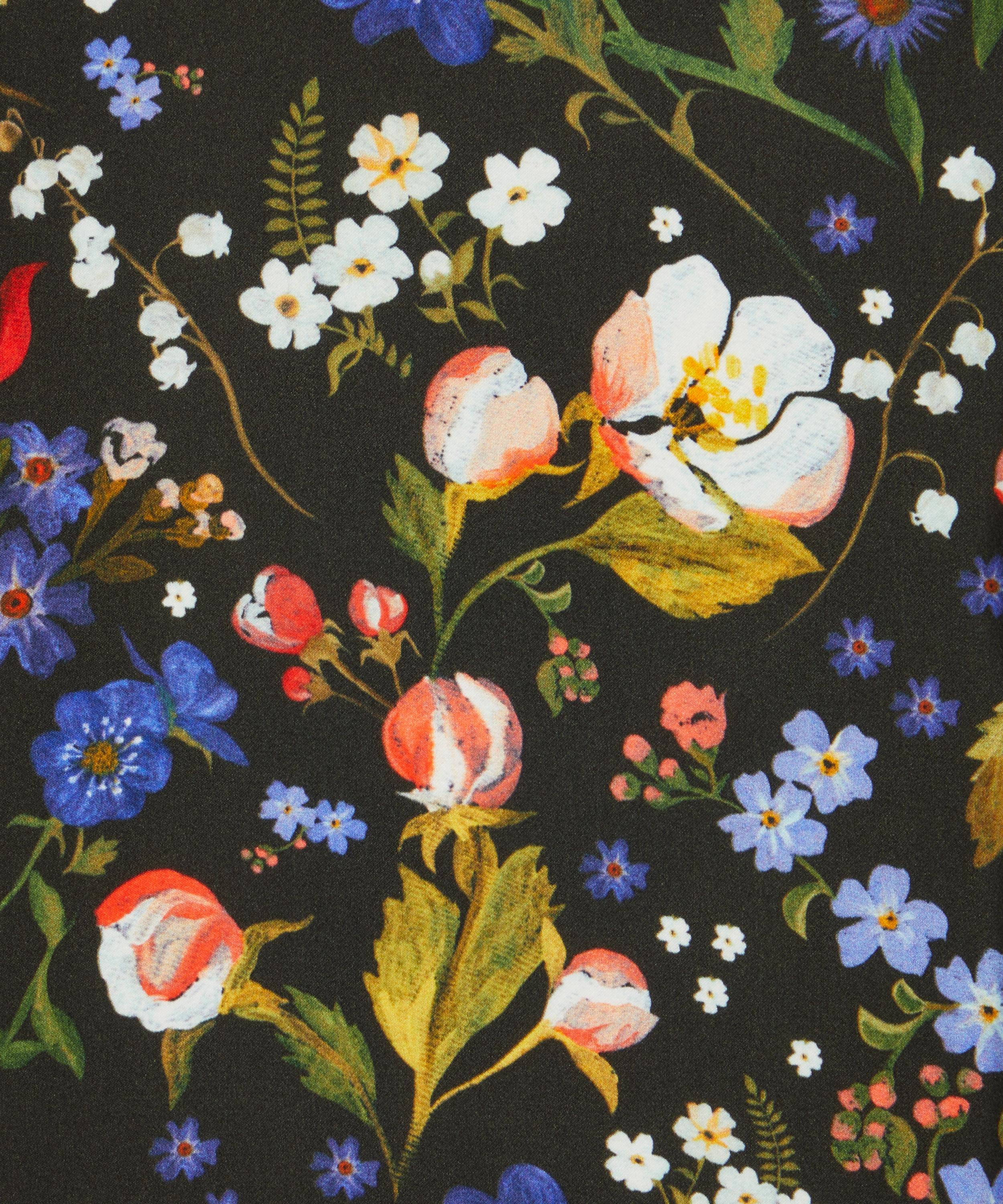 Floral Satin Fabric -  Canada