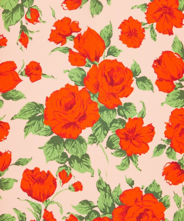 Liberty Fabrics - Carline Rose Silk Satin image number null