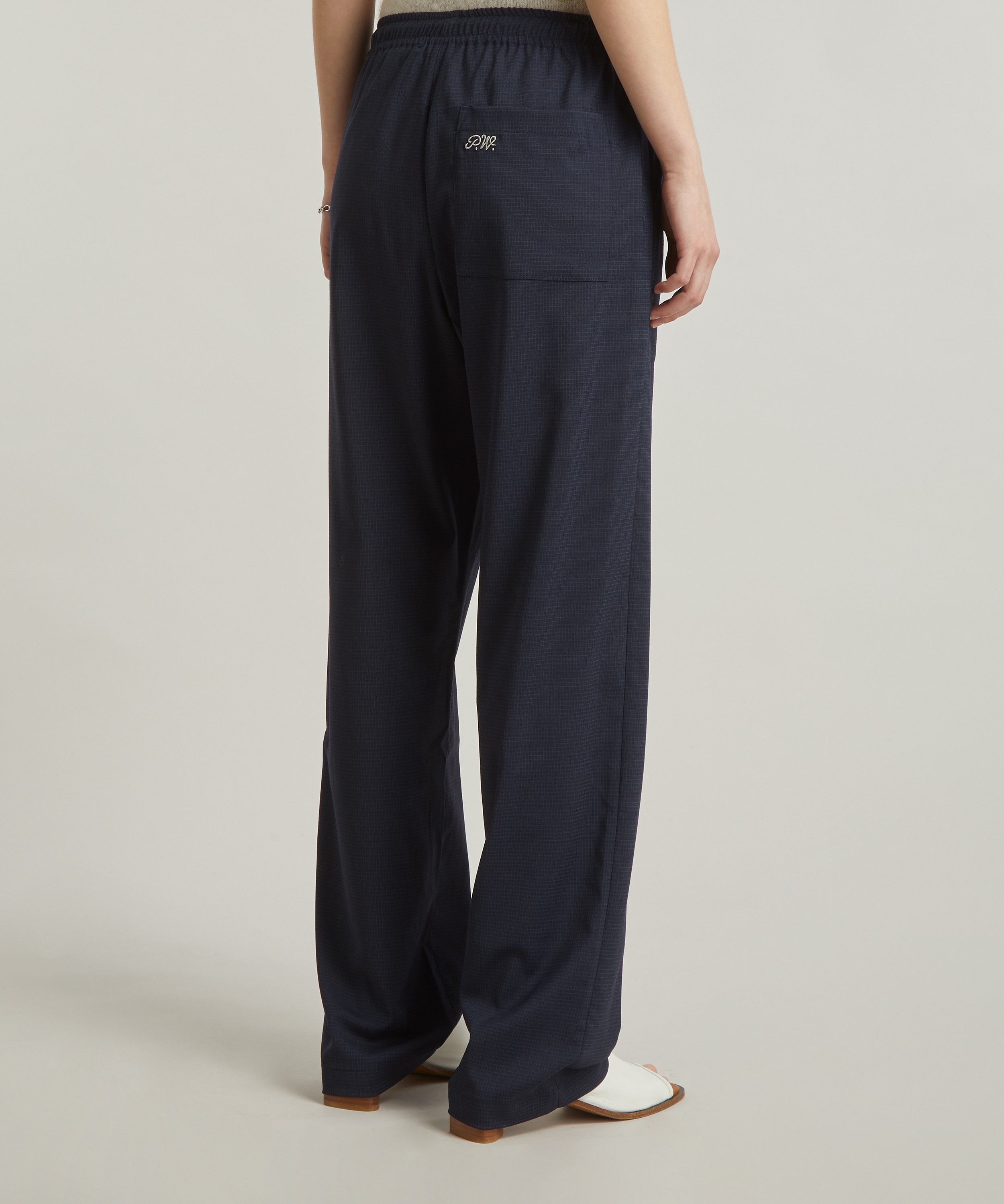 Soho Trouser in Textured Wool, Women's Pants