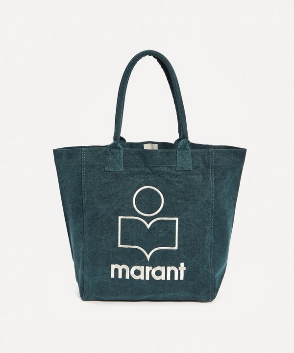Isabel Marant - Yenky Small Logo-Embroidered Tote Bag image number null