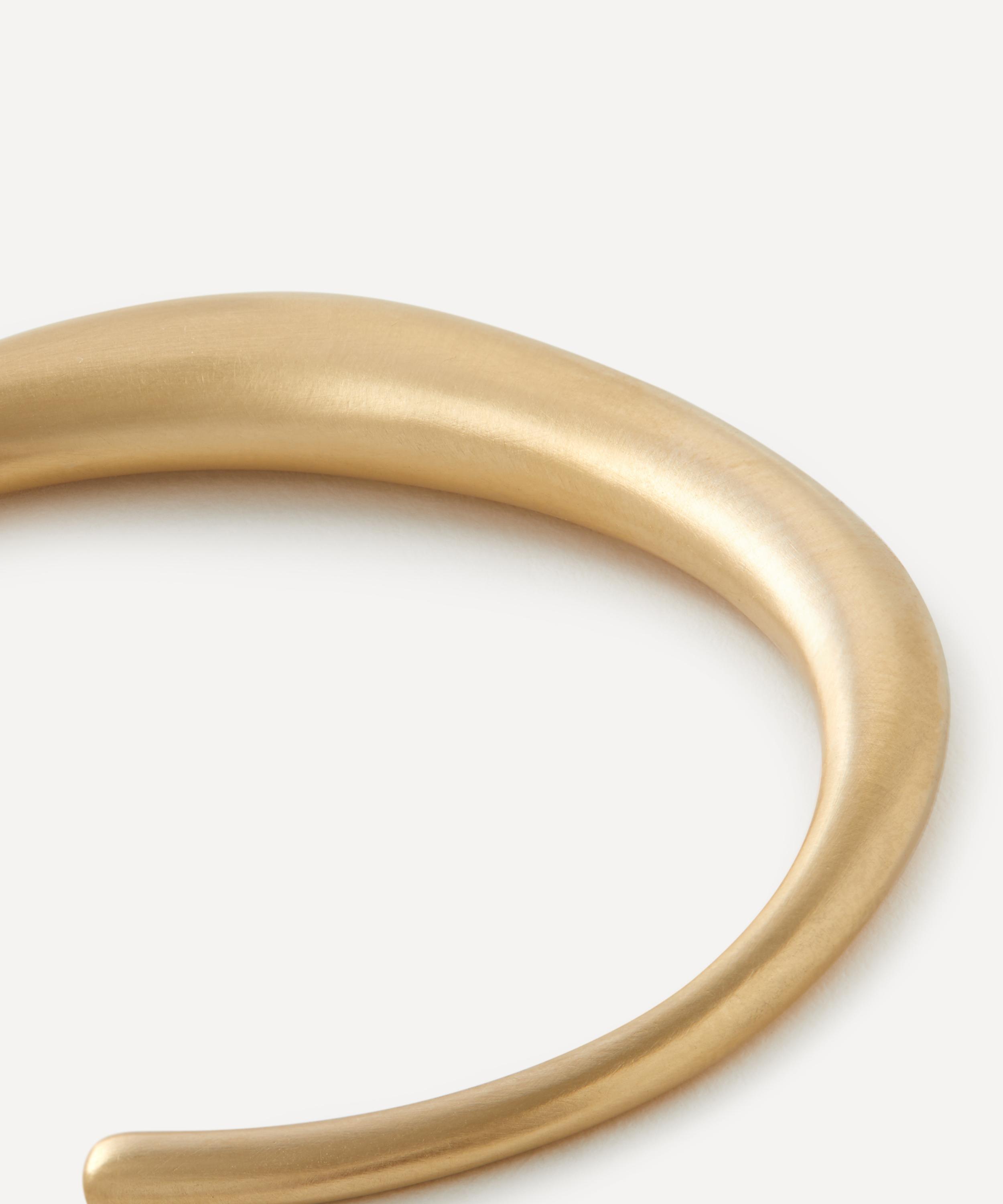 Nada Ghazal - 18ct Gold My Muse Urban Pure Thin Cuff Bracelet image number 1