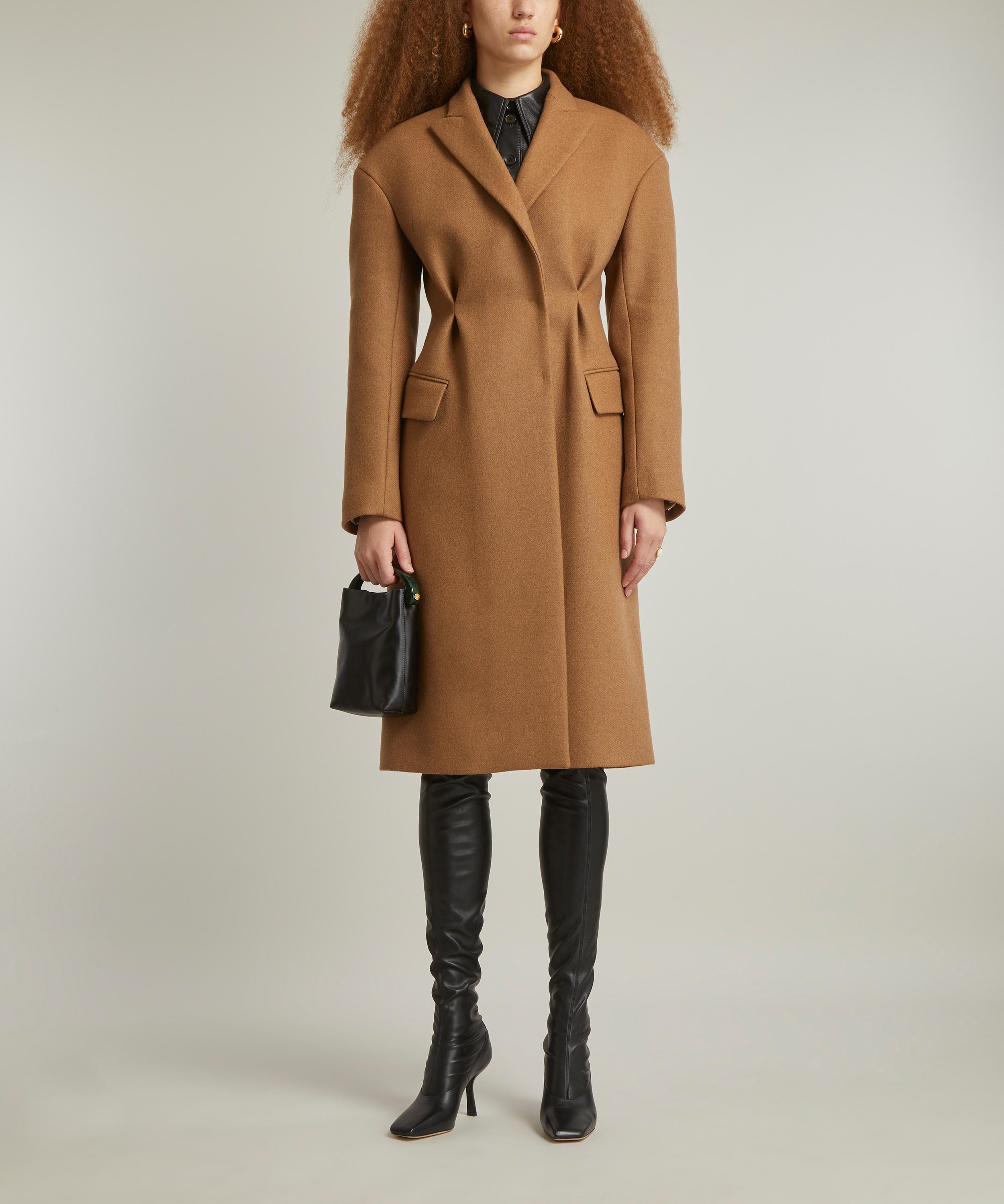 Dries Van Noten Tuck Waist Wool Coat | Liberty