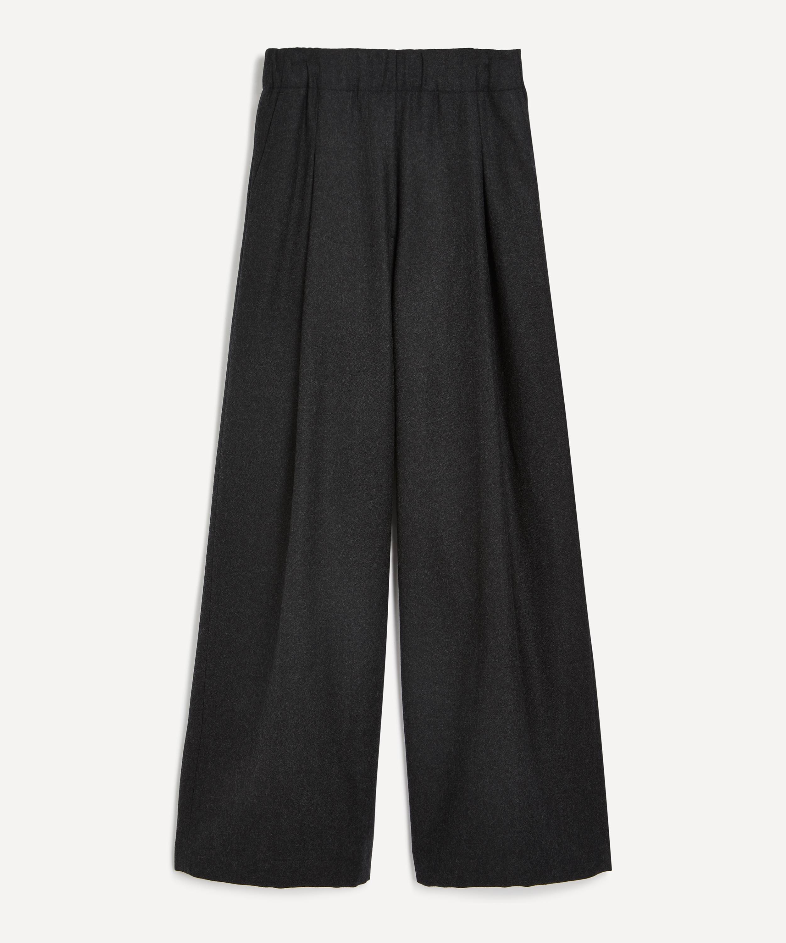 Dries Van Noten Wide Leg Wool Trousers | Liberty