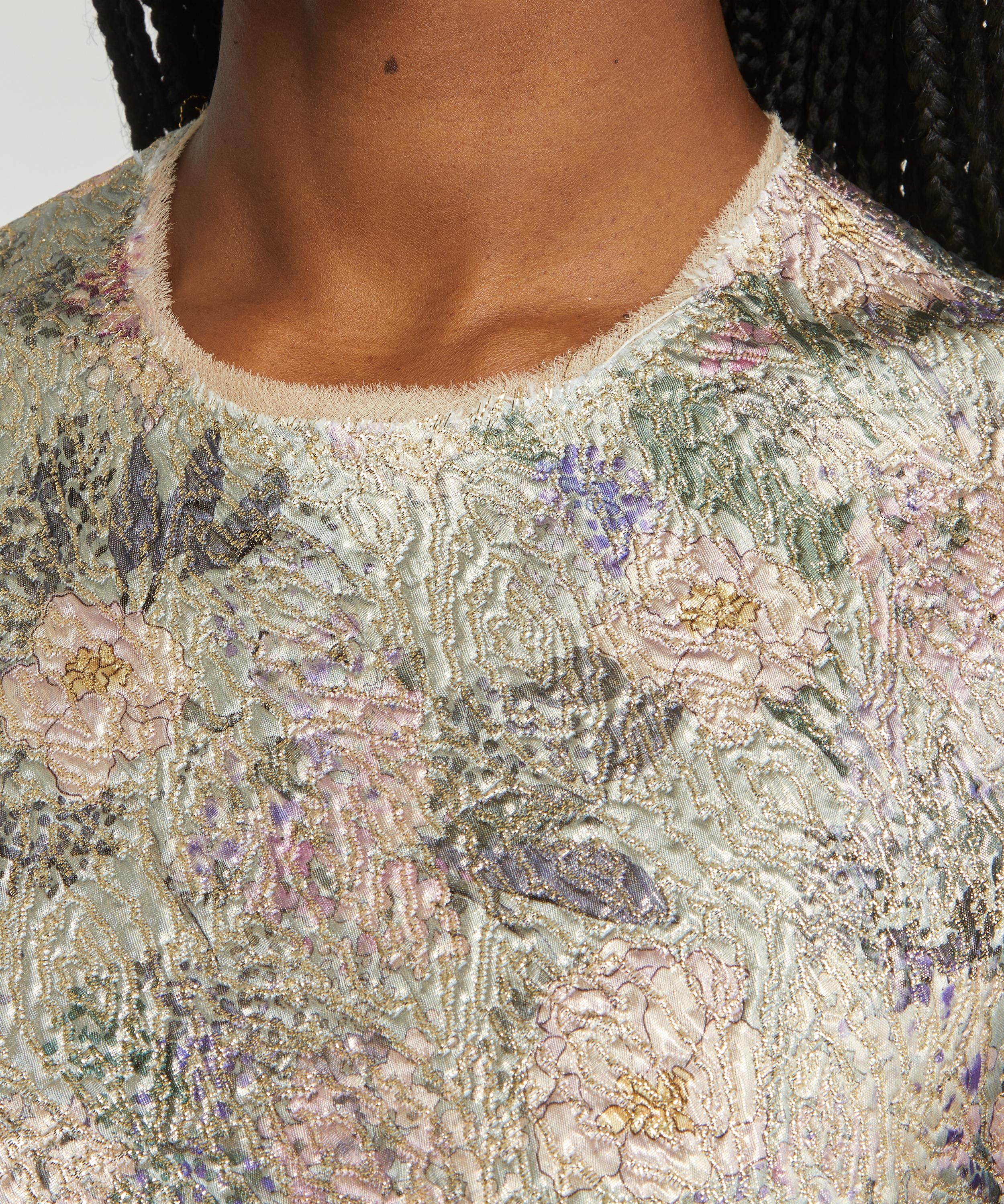 Dries Van Noten - Floral Midi Dress image number 4