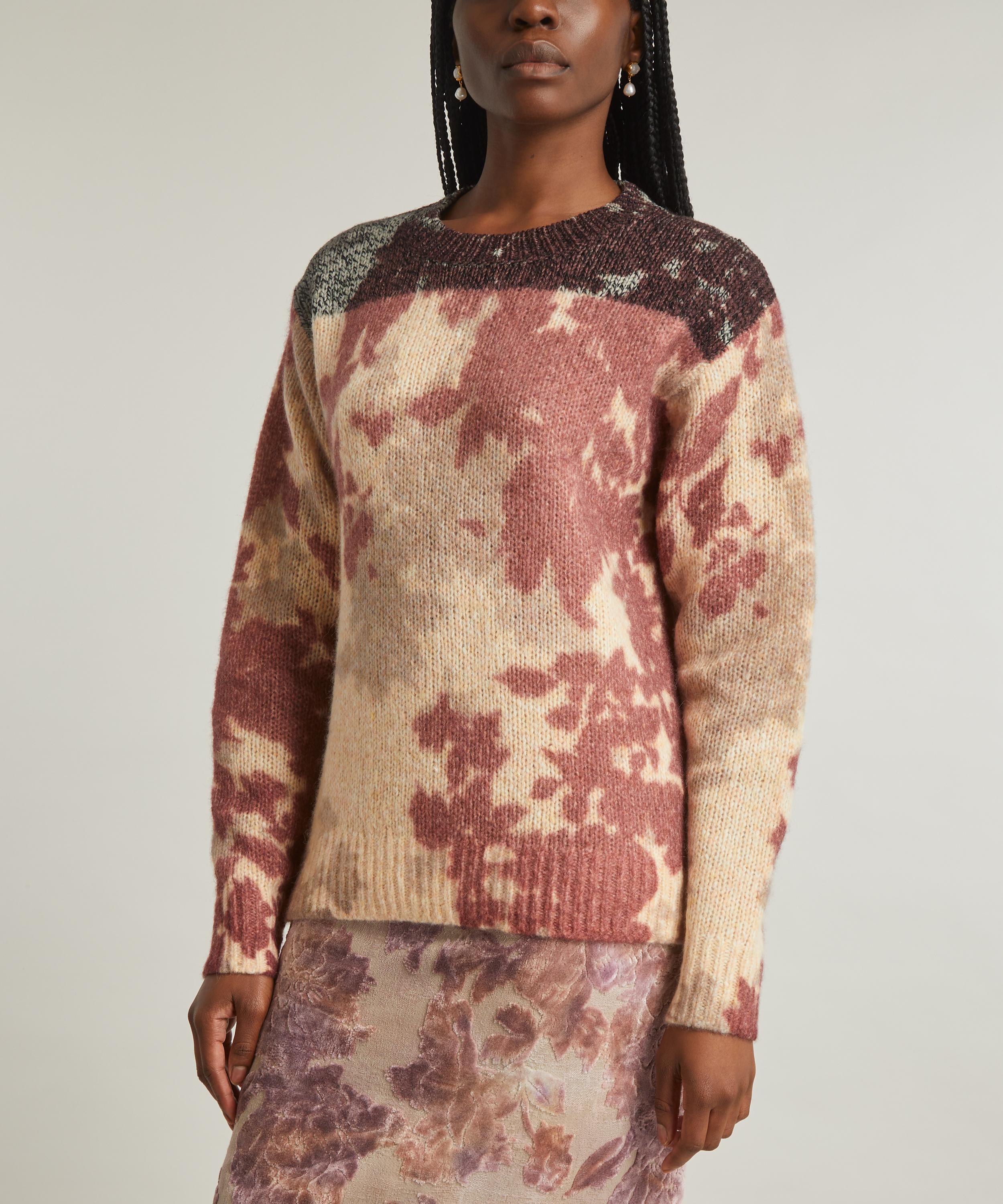 Dries Van Noten - Alpaca-Blend Floral Jumper image number 2