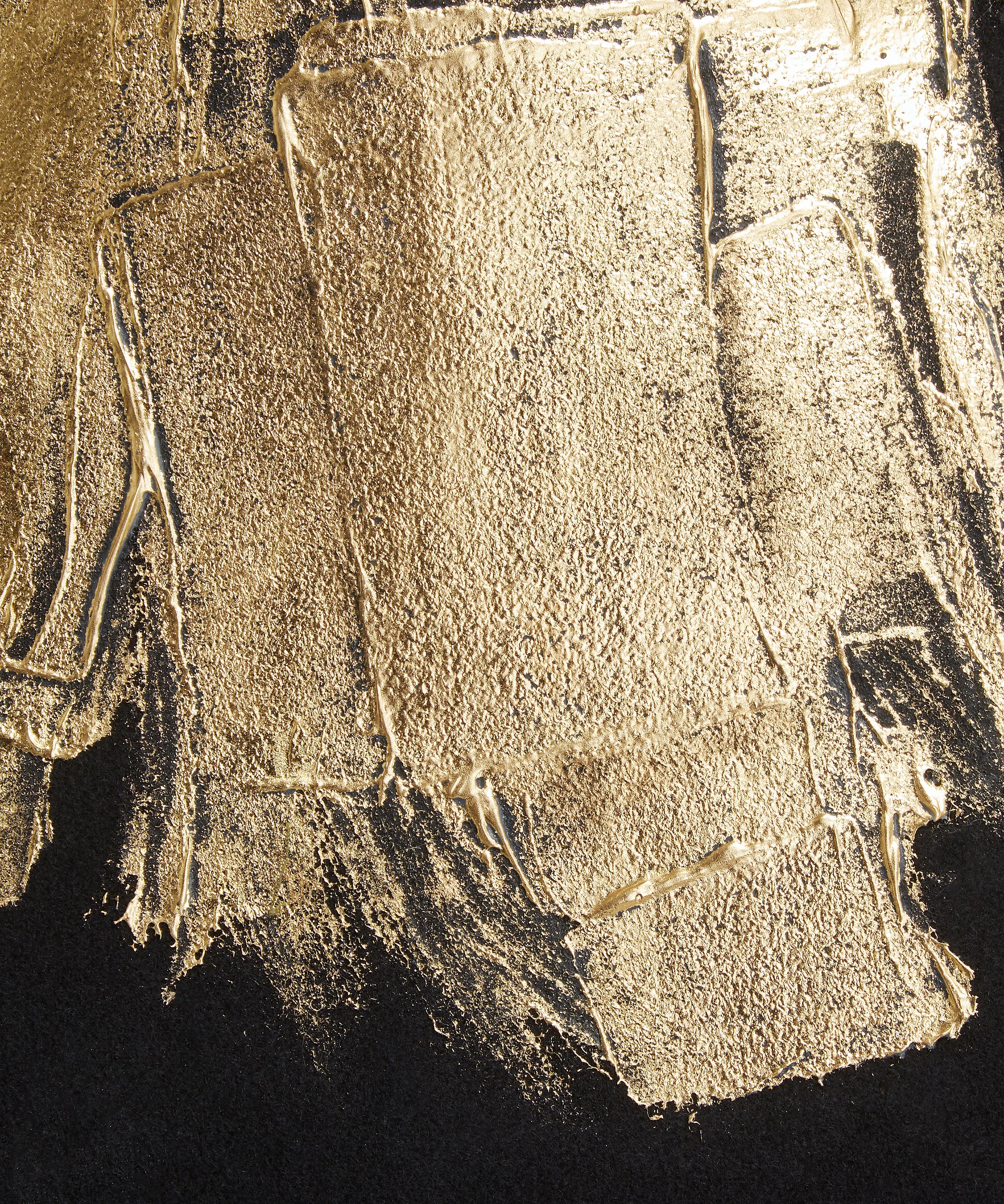 Dries Van Noten - Hand-Painted Gold Skirt image number 4