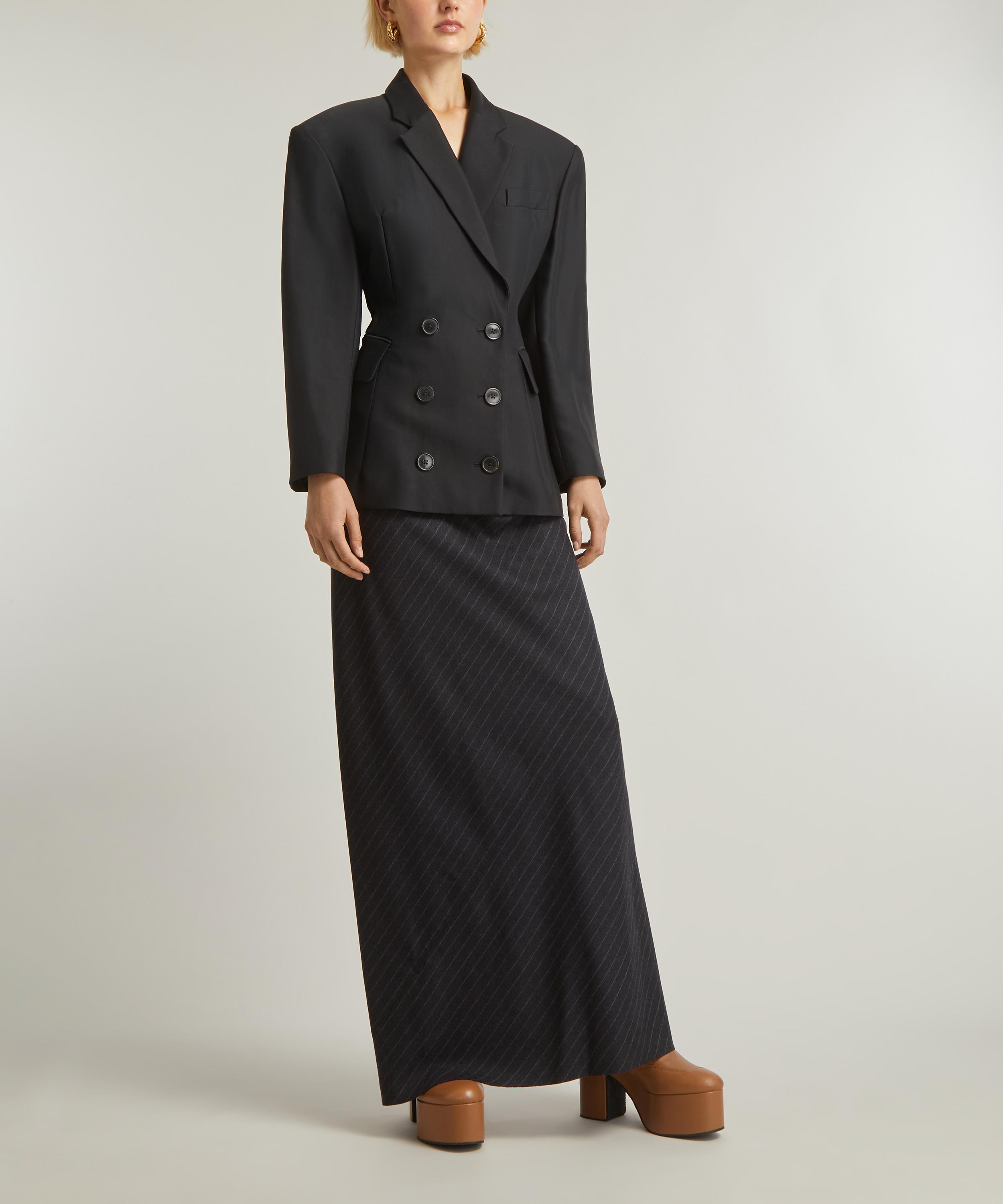 Dries Van Noten Long Wool Skirt