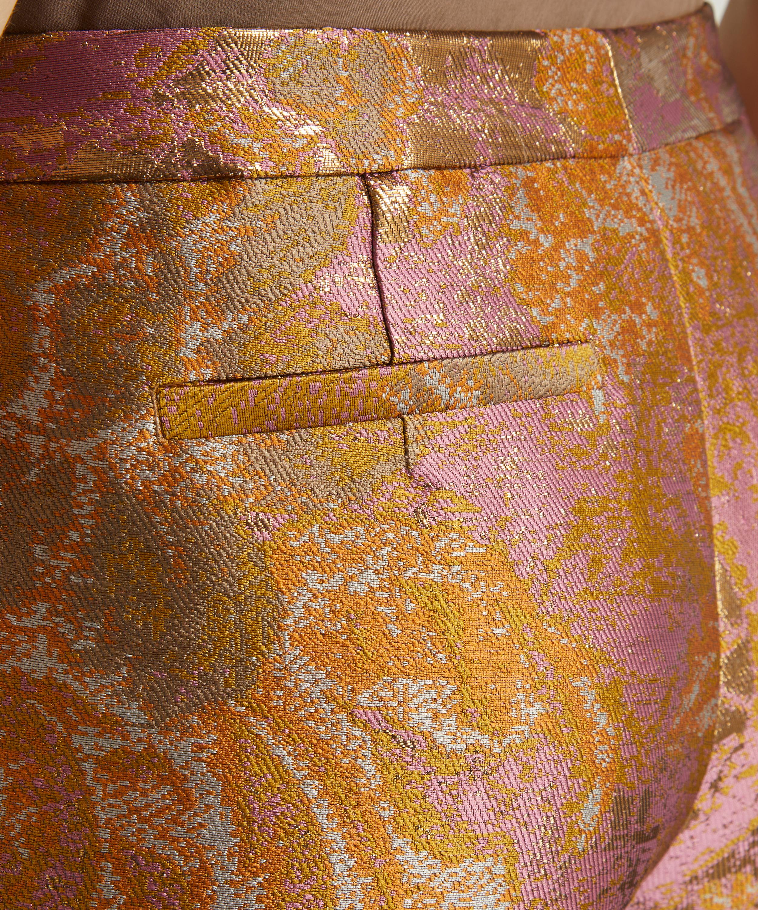 Dries Van Noten Floral Jacquard Trousers | Liberty