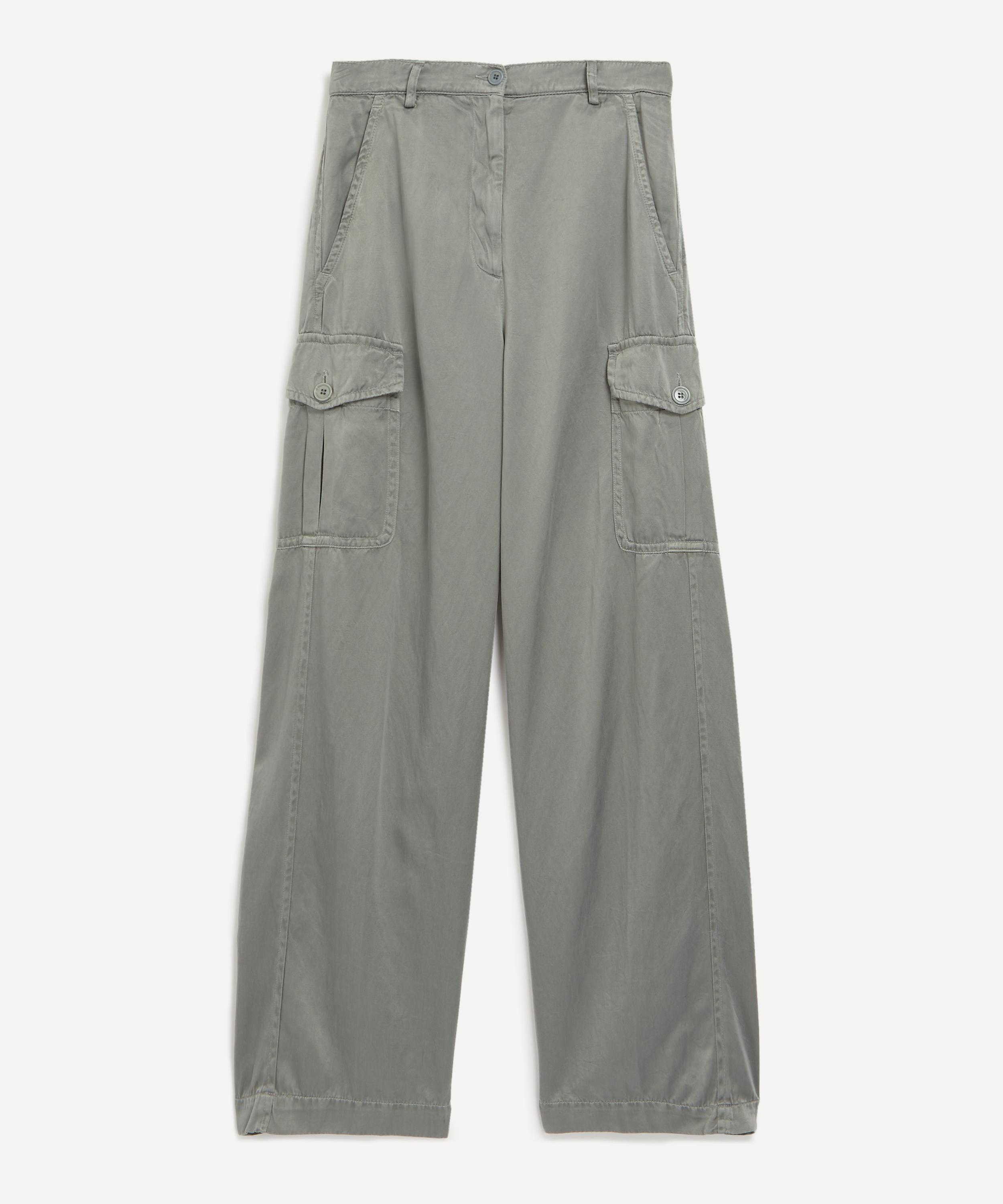 Dries Van Noten - Grey Cargo Trousers image number 0