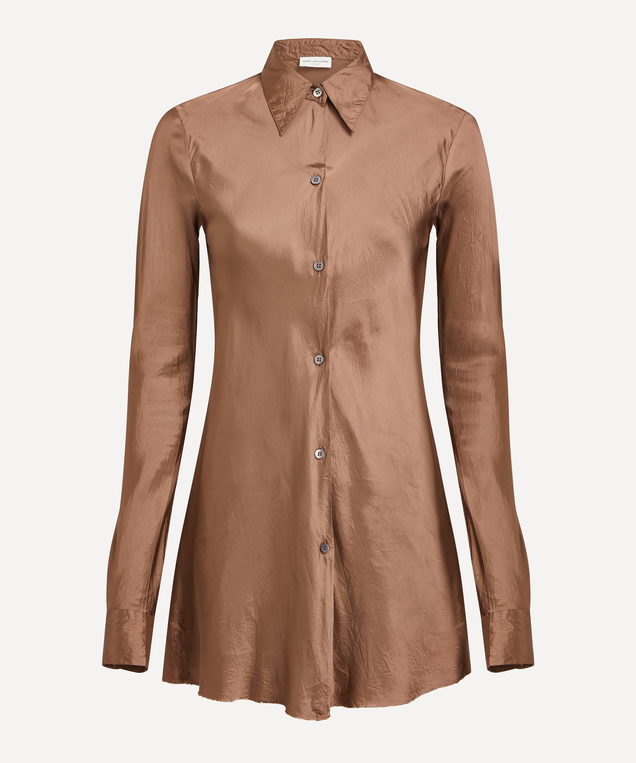 Dries Van Noten - Viscose Satin Shirt image number 0