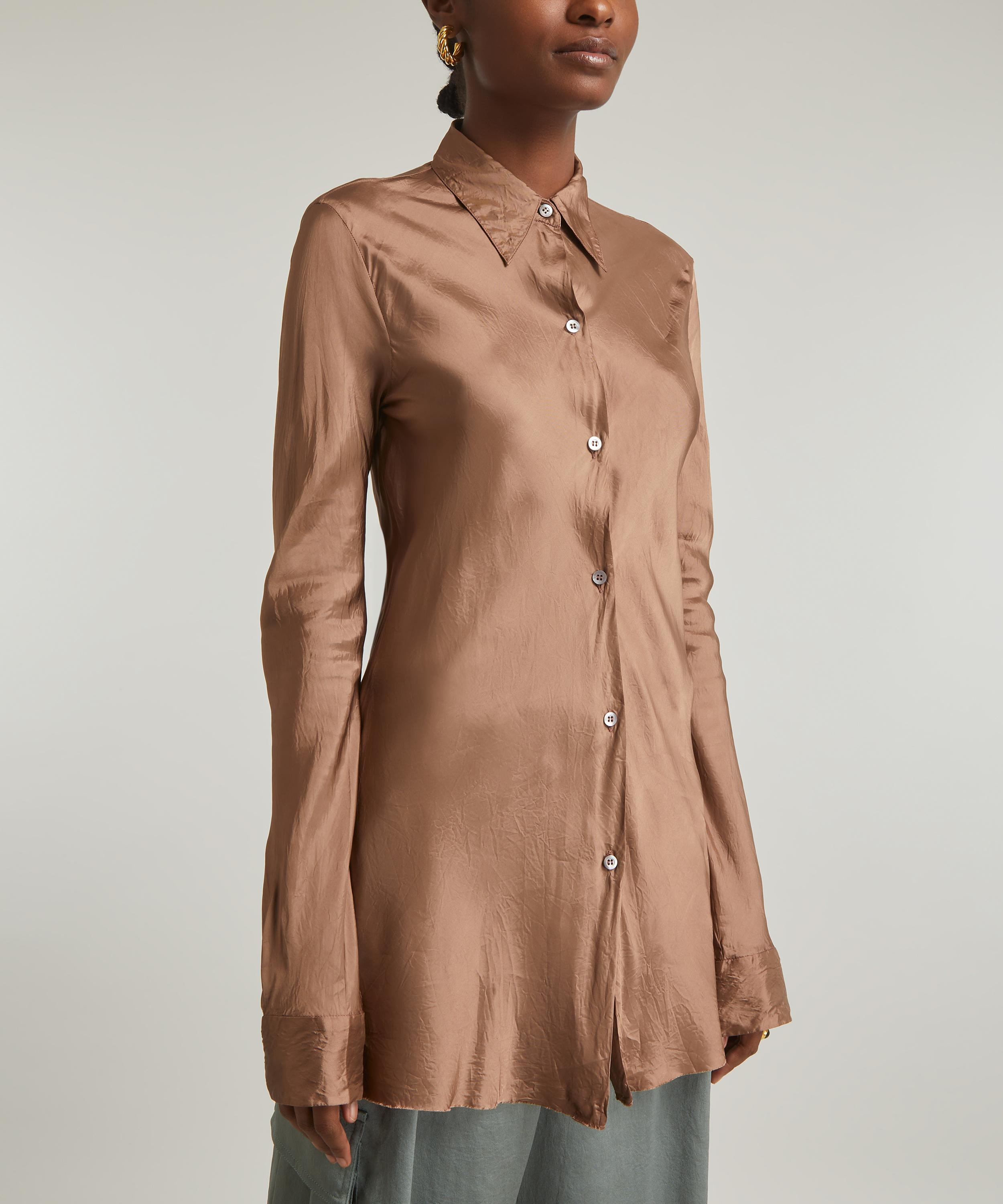 Dries Van Noten - Viscose Satin Shirt image number 2