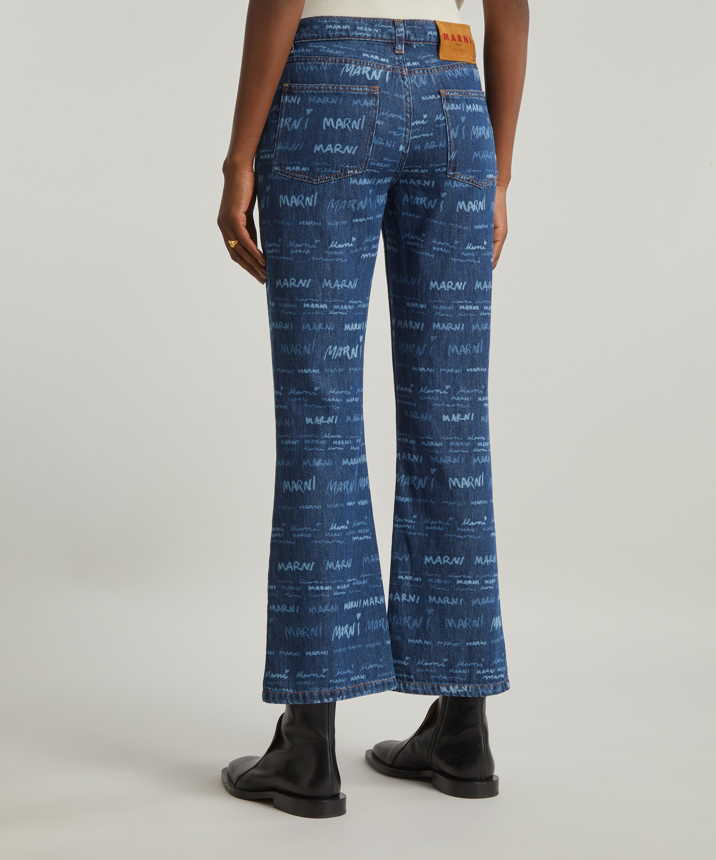 Marni - Blue Denim Mega Marni Motif Jeans image number 3